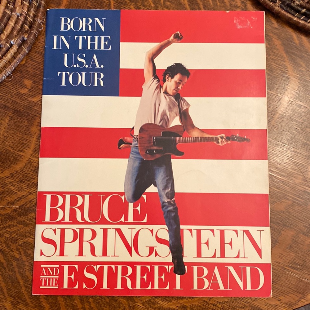 Bruce Springsteen and the E Street Band book from Born In The USA concert tour